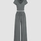Bridgette's Knoten Weite Hosen Set