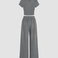 Bridgette's Knoten Weite Hosen Set