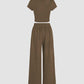 Bridgette's Knoten Weite Hosen Set