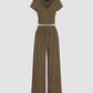 Bridgette's Knoten Weite Hosen Set