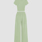 Bridgette's Knoten Weite Hosen Set
