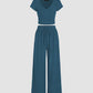Bridgette's Knoten Weite Hosen Set