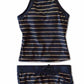 Charmaine's Stylisches Serenity gestreiftes Tankini Set