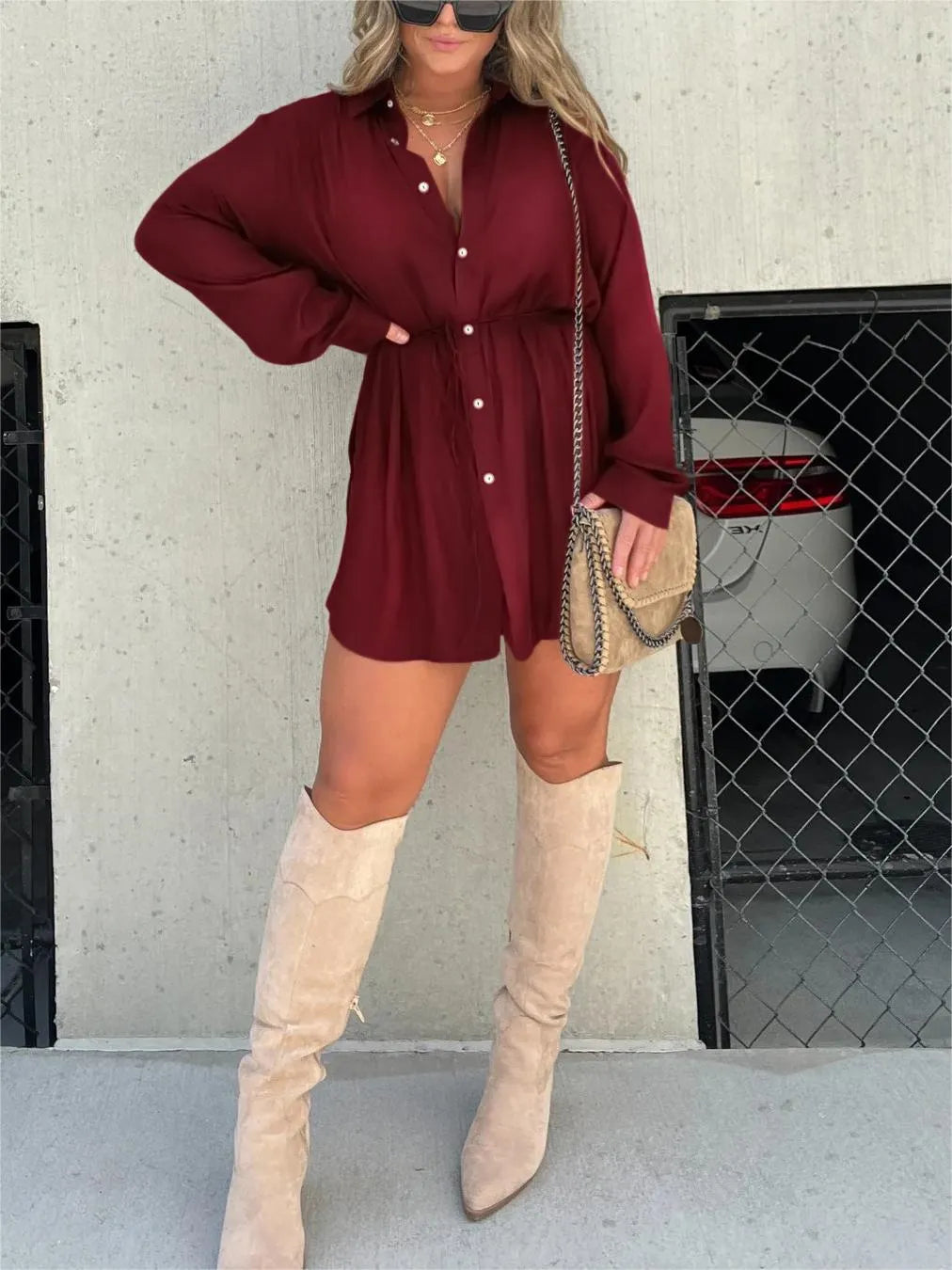 Yara Romper-Kleid Set Eleganz