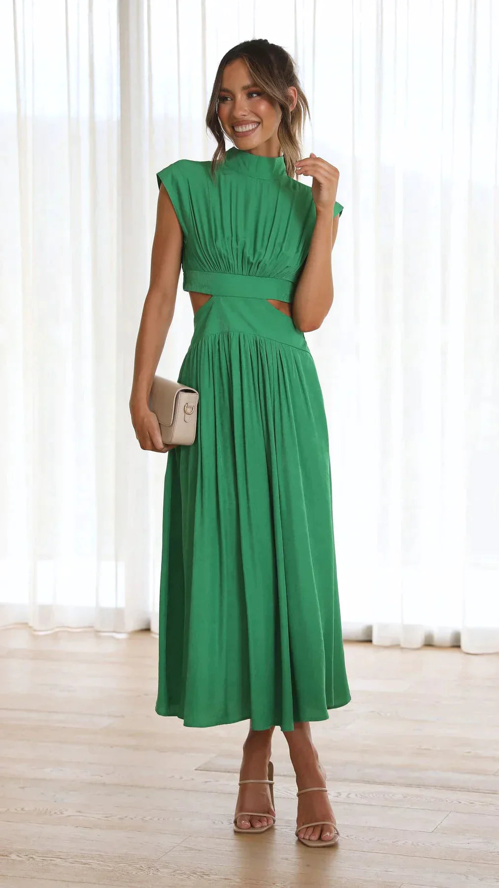 Dinah's Cut-Out Midikleid