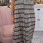 Aevienne's Gestreiftes Maxikleid