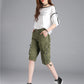 Stacy's Mittlere Taille Cargo Kurze Hose