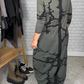 Louise Gedrucktes Langarmkleid