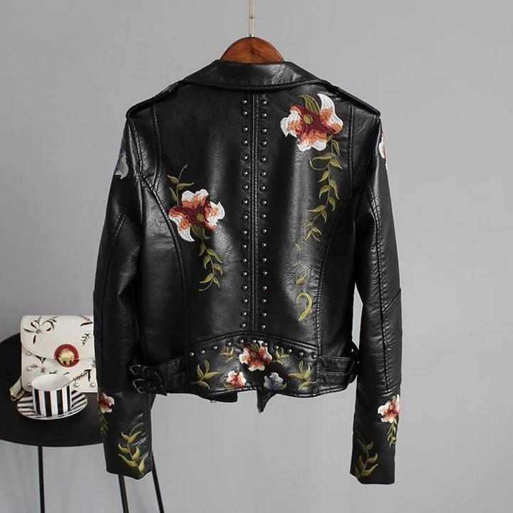 Mariah ewige eleganz lederjacke