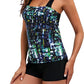 Tyra's Geo Chic Tankini-Set