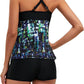Tyra's Geo Chic Tankini-Set