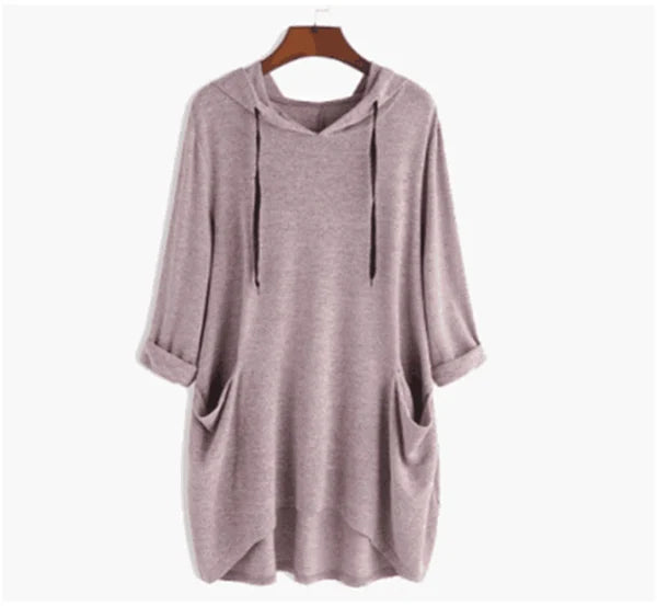 Signe Unregelmäßige Taschen-Sweatshirt