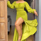 Lucilla's Crop Top Maxi Rock Set