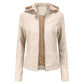 Luxuriöse schicke Lederjacke