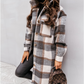 Stilvolle schicke karierte Jacke