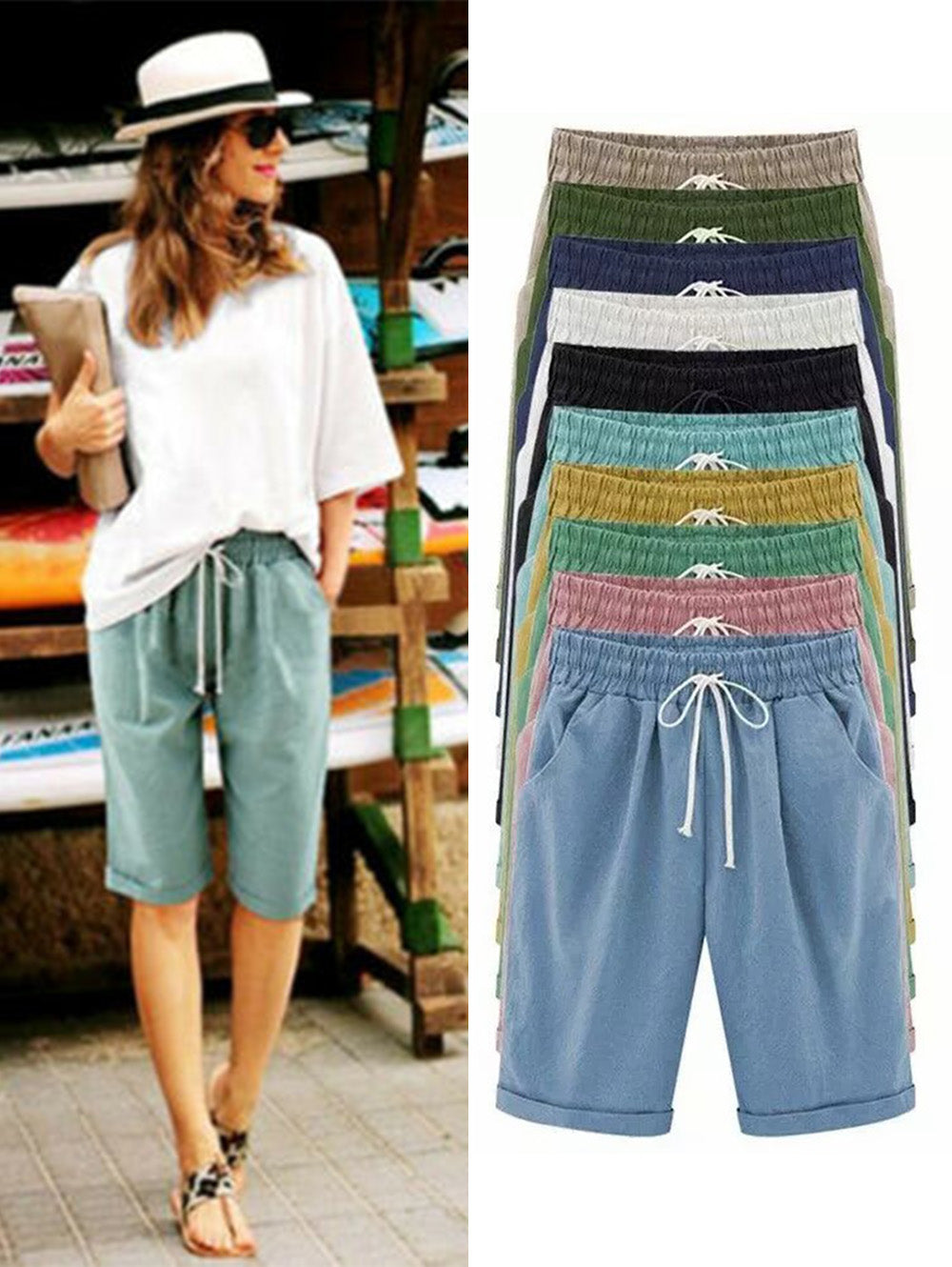 Marci's Baumwolle Komfort Kurze Hosen