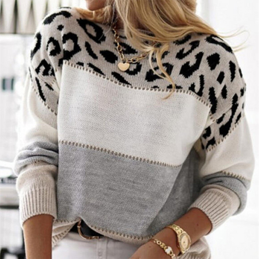 Sweatshirt mit Leopardenmuster