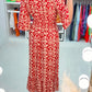 Mariana's Ärmel Maxikleid