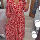 Mariana's Ärmel Maxikleid