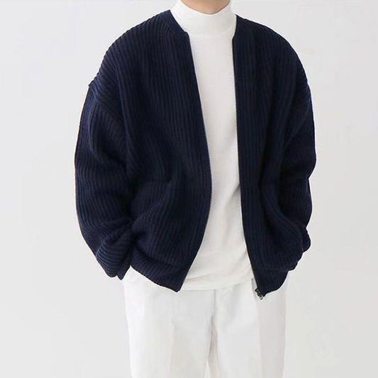 Fabio Stehkragen Strickjacke