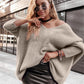 Jacquelyn's V-Ausschnitt Strickpullover