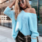 Jacquelyn's V-Ausschnitt Strickpullover