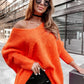 Jacquelyn's V-Ausschnitt Strickpullover