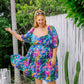Muse's Regenbogen-Leopardenkleid