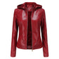 Luxuriöse schicke Lederjacke