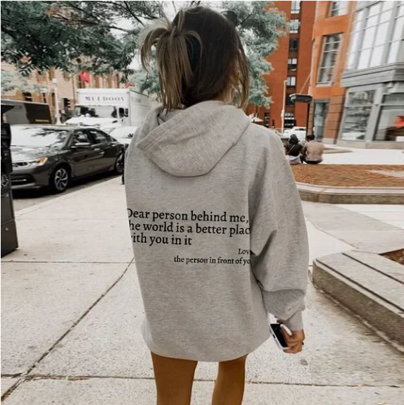 Dear Person Behind Me - Unisex-Kapuzenpulli