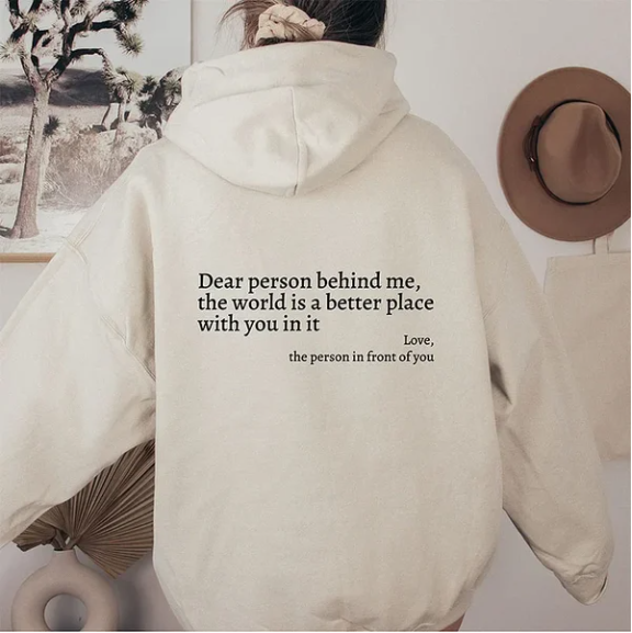Dear Person Behind Me - Unisex-Kapuzenpulli