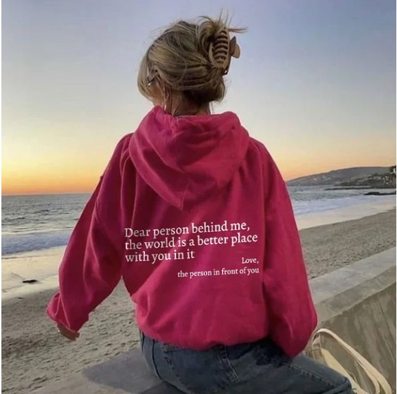 Dear Person Behind Me - Unisex-Kapuzenpulli