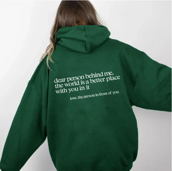 Dear Person Behind Me - Unisex-Kapuzenpulli