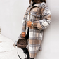 Stilvolle schicke karierte Jacke
