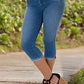 Leslie's Urban Chic Niedrig-Taille Denim Skinnies