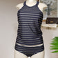 Charmaine's Stylisches Serenity gestreiftes Tankini Set