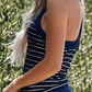Charmaine's Stylisches Serenity gestreiftes Tankini Set