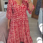 Mariana's Ärmel Maxikleid