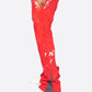 Cédric Farbspritzer Flare Sweatpants