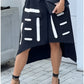 Jazmin Satin Elegance Gestreiftes Midikleid